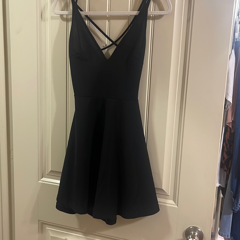 Open back dress